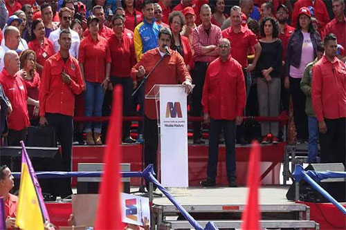 Maduro promete victoria en comicios Maduro formaliza su candidatura ante el Consejo Nacional Electoral